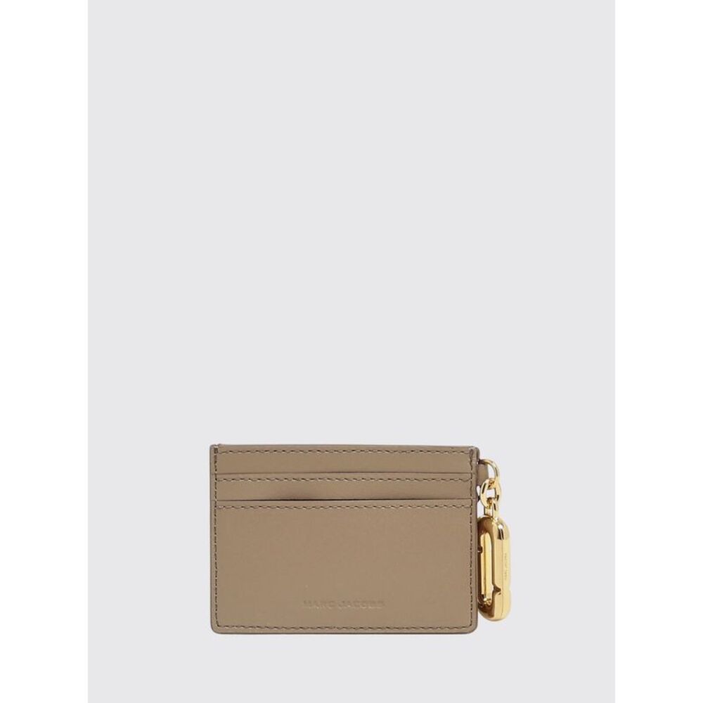 Marc Jacobs Women Marc Jacobs Flat Leather Card Holder With Double J Logo - Picture 2 of 2